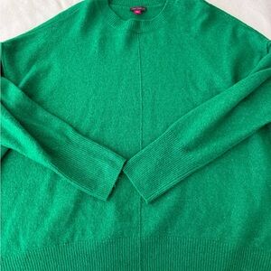 Vince Camuto Kelly Green Knit Sweater Size Women's Large E39
